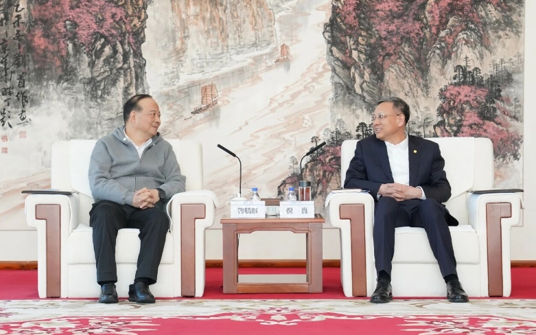 中国能建总经理倪真与宁德时代董事长曾毓群会谈