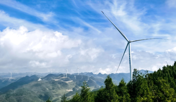 貴州水城區老虎梁子風電場項目全容量并網發電