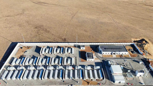 化德县电网侧独立储能示范项目电化学储能全容量并网