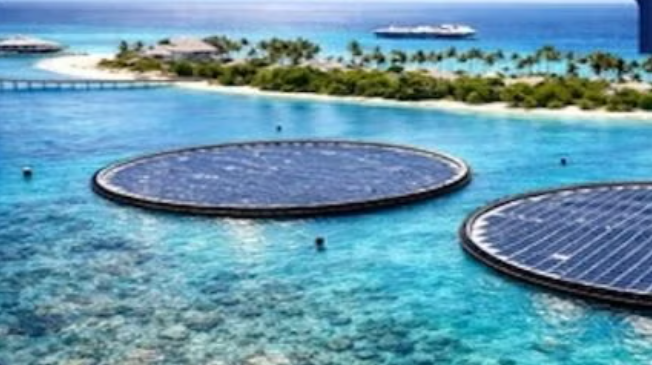 GCL SI马尔代夫漂浮式太阳能电站交付 助力岛屿清洁能源转型