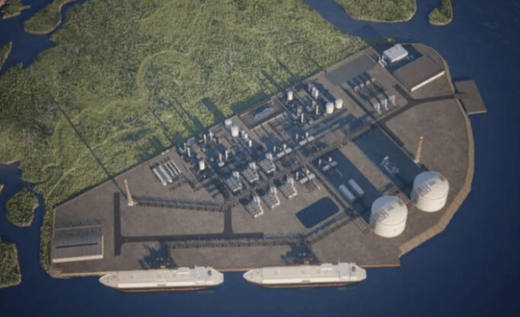 美国路易斯安那州液化天然气项目规划年产能2500万吨